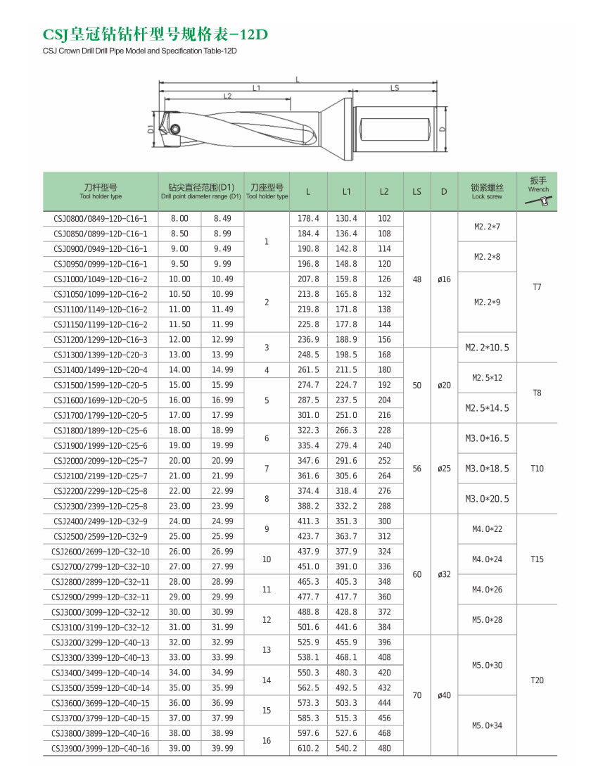 CSJ皇冠钻-12D CSJ皇冠钻-12D